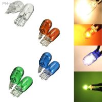 10x T10 Halogen Bulb W5W WhiteBlueAmberGreen Color 12V 5W 194 501 Bright Side Wedges Car Light Source Instrument Lamp 280440