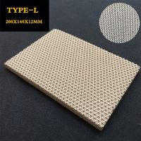 200x140x12MM Ceramic Honeycomb Soldering Board Heating Boards for Gas Stove Head