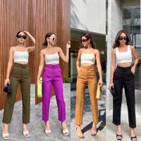 Alie layers high-waist pantsมีไซร้ป้ายpromthong