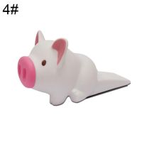 70% Hot Sale!!! 1Pc Cute Dog Pig Mouse Cat Shape Door Stopper Holder Hard PVC Doorstop Wedge Gift Cute Animal Design Decoration