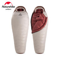 Naturehike Snowbird ถุงนอนฤดูหนาวเป็ดลงถุงนอน Ultralight Camping ถุงนอน Mummy 650FP Warm -7 ~ 7 ℃ แบบพกพา