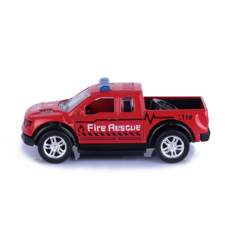 รถของเล่นเด็ก-โรงงานจัดหาโลหะผสมรถตำรวจรถดับเพลิงรถบรรทุก-f-แผงขายโมเดลเลียนแบบพิเศษ
