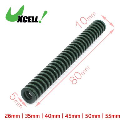 【Worth-Buy】 Uxcell 12X6X20มม. 12X6X30มม. 10X5X80มม. จุมากเหล็กอัลลอยโครเมียมขึ้นรูปสปริงคุณภาพสูงเขียว