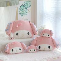 Cartoon Cute Sanrio Melody Large Pillow Cushion Waist Car Headrest Seat Belt Blanket