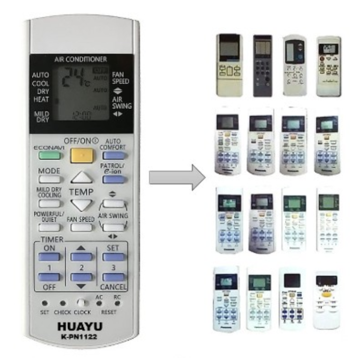 Panasonic Aircon Remote KPN1122 Panasonic Remote (Patrol / Eion