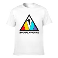 Wholesale Round Neck Imagine Dragons Triangle Logo Cotton MenS Tshirts