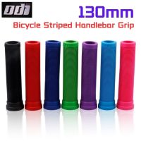 ODI 130mm Non-slip Bicycle Striped Handlebar Grip Silicone Anti-Skid Cover for Road Mountain Folding Bike Cycling Accessories Handlebars