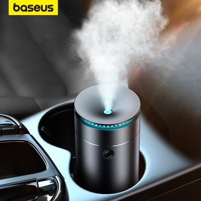 【DT】  hotBaseus Car Diffuser Humidifier Auto Air Purifier Aromo Air Freshener with LED Light For Car Aroma Aromatherapy Diffuser