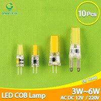 [HOT QQZIWWUJJWG 104] 10ชิ้น LED G4โคมไฟหลอดไฟ AC DC 12โวลต์220โวลต์หรี่แสงได้ซัง Led G9 3วัตต์6วัตต์10วัตต์ซังนำแสงแทนที่ฮาโลเจนสปอตไลโคมระย้า