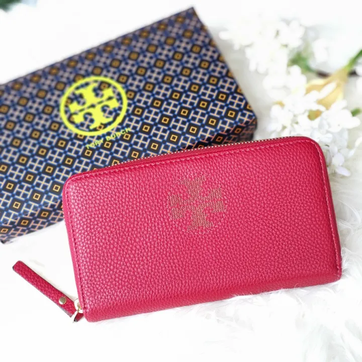Best Selling .Y . Soft Leather Zip Continental Women's Long  Wallet - Red | Lazada PH