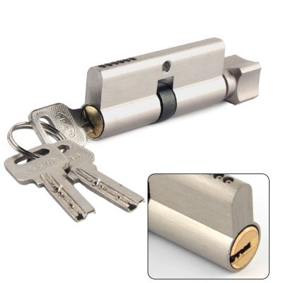 【YF】 Door Lock Cylinder Indoor Wooden Entrance 3 Keys Universal Small 70 Core