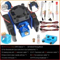 3d ชิ้นส่วนเครื่องพิมพ์ Bp6หัว J Hotend ชุดเครื่องอัดรีดพัดลมทำความเย็นบล็อกเทอร์มิสเตอร์หัวฉีด0.4มม. 1.75มม. ไส้หลอด Bowden