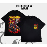 เสื้อผ้าแฟชั่นผู้ชายเสื้อยืด Chainsaw Man - อนิเมะปีศาจ เสื้อผู้ชาย เสื้อยืด Original เสื้อยืดฝ้ายฤดูร้อน