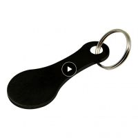 Metal Key Ring Portable Shopping Trolley Token Keyrings Key Chains Key Hook Coin Holder Shopping Carts Token Trend Keychain Picture Hangers Hooks