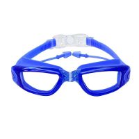 Swimming glasses hd waterproof anti-fog glasses for men and women diving comfortable conjoined caps swimming suit professional equipment