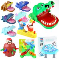 【CC】 Hand-biting Scary Trick Decompression Alligator Game Childrens Bite Children