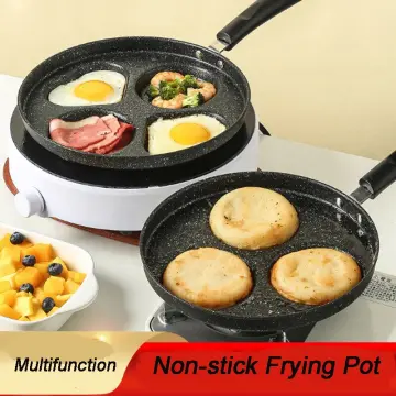 4hole Omelet Pan Frying Pot Thickened Nonstick Egg Pancake Steak