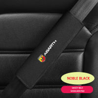 Car Styling Seat Belt Cover Suede Seatbelt Shoulder Strap Protector Pads For Fiat 500 Abarth Punto 124 125 500 car Accessories Seat Covers