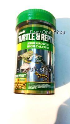 TURTLE &amp; REPTILE อาหารเต่า สูตรโปรตีนสูง ช่วยเร่งโต สำหรับเต่าน้ำ ยี่ห้อ SAKURA น้ำหนัก 50 g. จำนวน 1 กระปุก