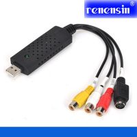 【Corner house】 Renensin Dc60 USB 2.0 Tv Dvd Vhs การ์ดจับภาพวิดีโอการ์ดเสียง AV การ์ดจับภาพวิดีโอ Fast Usb Video Graber Dvr สำหรับคอมพิวเตอร์