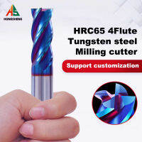 HRC65 CARBID END MILL 4ขลุ่ย1,2,3,4,6,7,8,9,10,11,12,14,16,18,20มม. CNC Square Bit ทังสเตน Carbid Milling Cutter