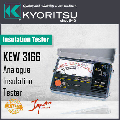 Kyoritsu 3166 Analogue Insulation Tester Original Lazada