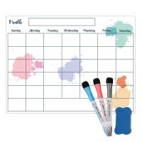 Magnetic Weekly Monthly Planner Calendar Erasable and Whiteboard for Kitcher Fridge Magnet Sticker Dry Erase Wall Bulletin Board
