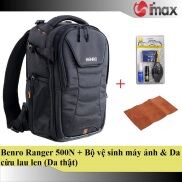 Trả góp 0%Balo máy ảnh Benro Ranger 500N + Bộ vệ sinh máy ảnh & Da cừu lau