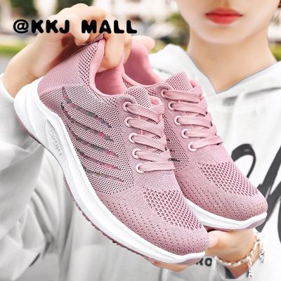 KKJ MALL รองเท้าผู้หญิง รองเท้าแฟชั่นญ รองเท้า กีฬา 2021 ใหม่ 110118
