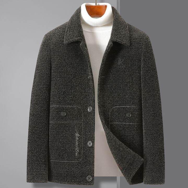 cod-gold-mink-velvet-chenille-lapel-middle-aged-mens-jacket-autumn-and-winter-high-end-woolen-coat-dad-thickened-short