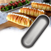 Oval Metal Hot Dog Mold Box Carbon Steel Hotdog Mould Non-stick Bread Maker Tool Meat Sausage Making Mold Baking Cooking Tools