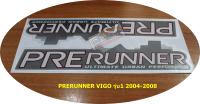 สติกเกอร์ prerunner vigo รุ่น1 2004-2008 ราคา1 คู่