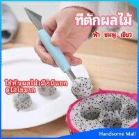 H.S. ที่ตักผลไม้ 2 in 1  แกะสลักผลไม้ fruit spoon