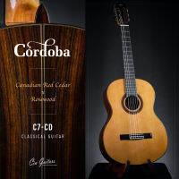 Cordoba C7-CD กีต้าร์คลาสสิครุ่น Top Solid (Canadian Red Cedar / Rosewood) พร้อมกระเป๋า