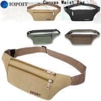 IOPOIT Satchel กระเป๋าผู้ชาย กระเป๋าสตางค์ลำลอง กระเป๋าคาดเอว กระเป๋าคาดเอว กระเป๋าคาดเอว กระเป๋าเข็มขัดผ้าใบ