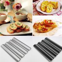 New French Bread Baking Mold Bread Wave Baking Tray Practical Cake Baguette Mold 2/3/4 Groove Bread Baking Tools Electrical Connectors