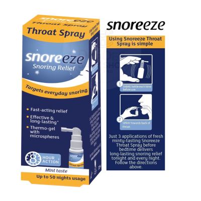 SNOREEZE Anti-Snoring Throat Spray