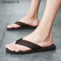 Cdfhwun Flip Flops สำหรับผู้ชายขนาด38-48ฤดูร้อนขนาดพิเศษ Flip-Flops รองเท้าชายหาดสำหรับผู้ชายสำหรับชาย