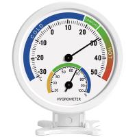 Hygrometer Indoor Outdoor Moisture 3Inch Humidity Gauge Meter Monitor with Table Stand