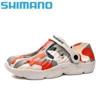 CODai424839 Shimano - Mens Sandals Perforated Rubber Clogs Garden Shoes Beach Outdoor Flat Bottomed Fishing Shoes Large Size Summer 2021