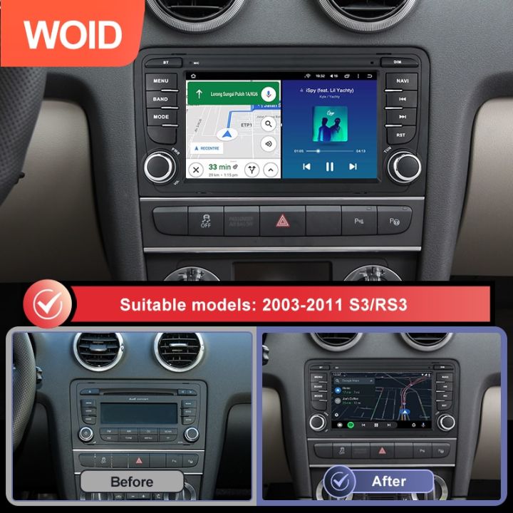 woid-เครื่องเล่นวิทยุมัลติมีเดียรถยนต์อัตโนมัติระบบแอนดรอยด์11-7นิ้ว2-din-สำหรับ-a3-audi-8p-s3-sportback-carplay-2003-2011-gps