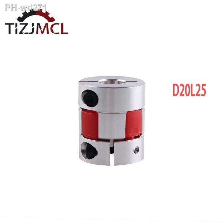D20L25 Coupler 3/4/5/6/8/10mm Aluminium Plum Jaw Spider Shaft CNC