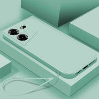 ปลอกอ่อนสำหรับเคสโทรศัพท์ Tecno Pova 5,เคสโทรศัพท์ขอบตรงขอบใสทั้งตัวปลอกซิลิโคนลูกอมน่ารักฝาหลังมี6สี T1-15ให้ฟรี