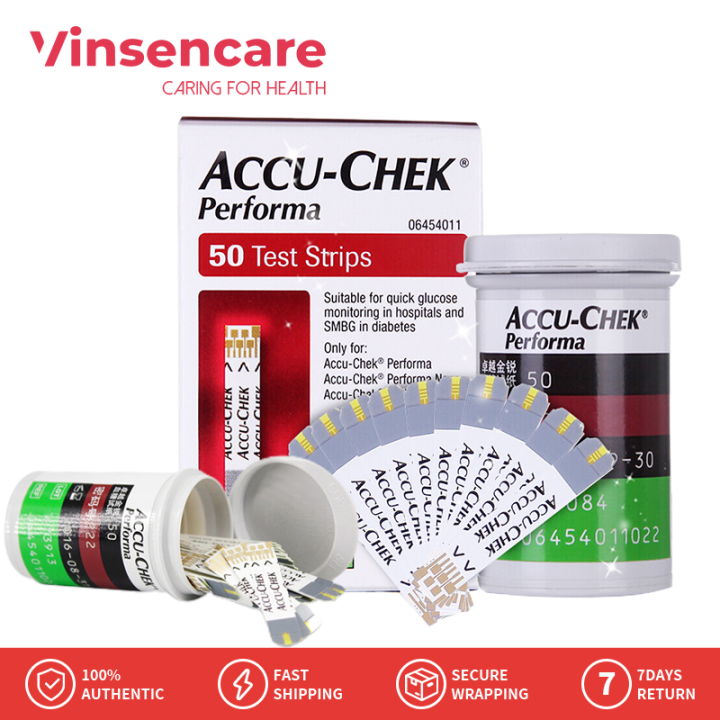 Vinsencare 50 Strips AccuChek Performa Test Strips 50 / 100 (EXP 12