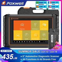 FOXWELL NT909 OBD2 Bidirectional Car Diagnostic Scan Tool All Systems Code Reader 24 Reset ECU Coding OBD 2 Automotive Scanner