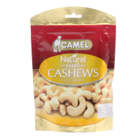 เมล็ดมะม่วงหิมพานต์อบ ตรา คาเมล 150 กรัม Camel Natural Cashews Baked 150 g.