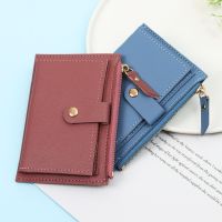 1PC Women Fashion Small Wallet Purse Solid Color PU Leather Mini Coin Purse Wallet Credit Card Holder Bags