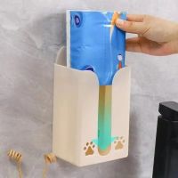 Cute Cartoon Paper Holder Wall Mounted Tissue Box Punch-Free Tissue Racks Kitchen Napkin Storage Rack Bathroom Toilet Accessorie