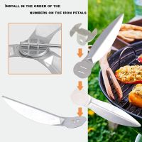 Grills One-Touch Cleaning System Kit Metal 18-1/2-Inch for Weber 7443 90719 Charcoal Grill/Kettle Grills