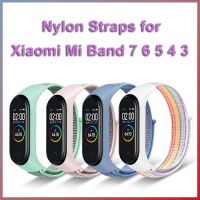 {TATLLr}สายนาฬิกาไนล่อนสำหรับ Xiaomi Mi Band 7 6 5 4 3 Universal Sports Breathable Replacement Bracelet สำหรับ Miband อุปกรณ์เสริม